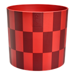 xmas blocks & stripes 15cm cranberry red